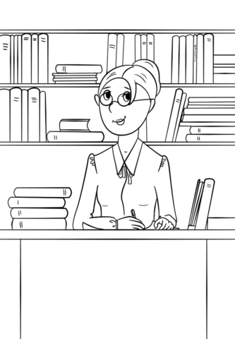 Librarian-coloring-page.png
