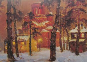 «Зимний вечер» 1993г. А. Зотиков.jpg