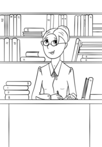 Librarian-coloring-page.png