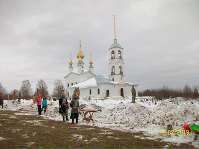 С. Семёновское. Церковь Михаила Архистратига. 17 февраля (день памяти и скорби о погибших воинах)